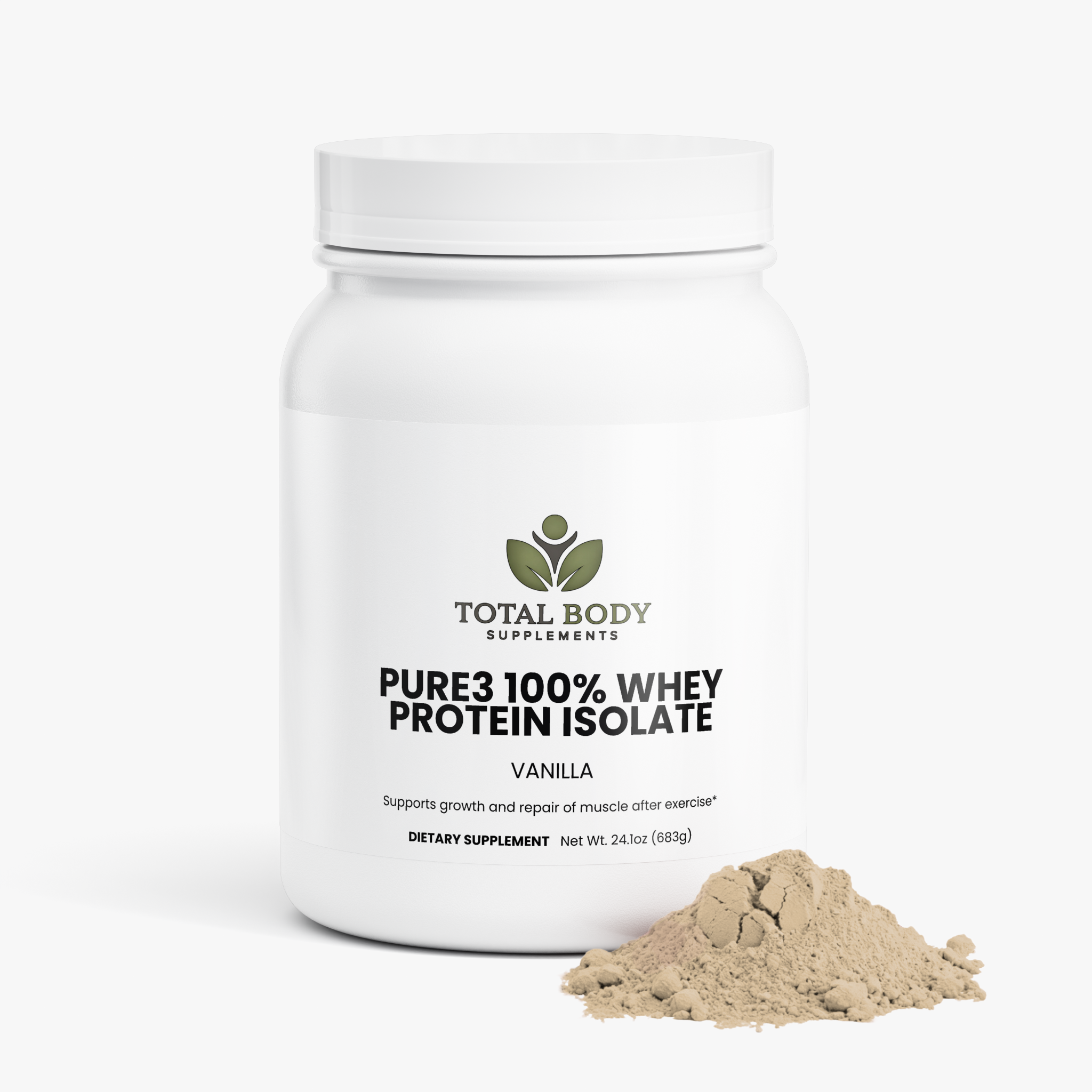 Pure3 100% Whey Protein Isolate (Vanilla)