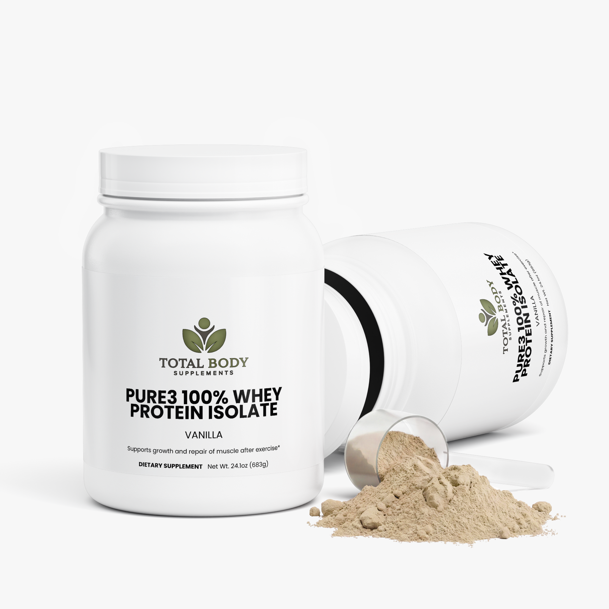 Pure3 100% Whey Protein Isolate (Vanilla)