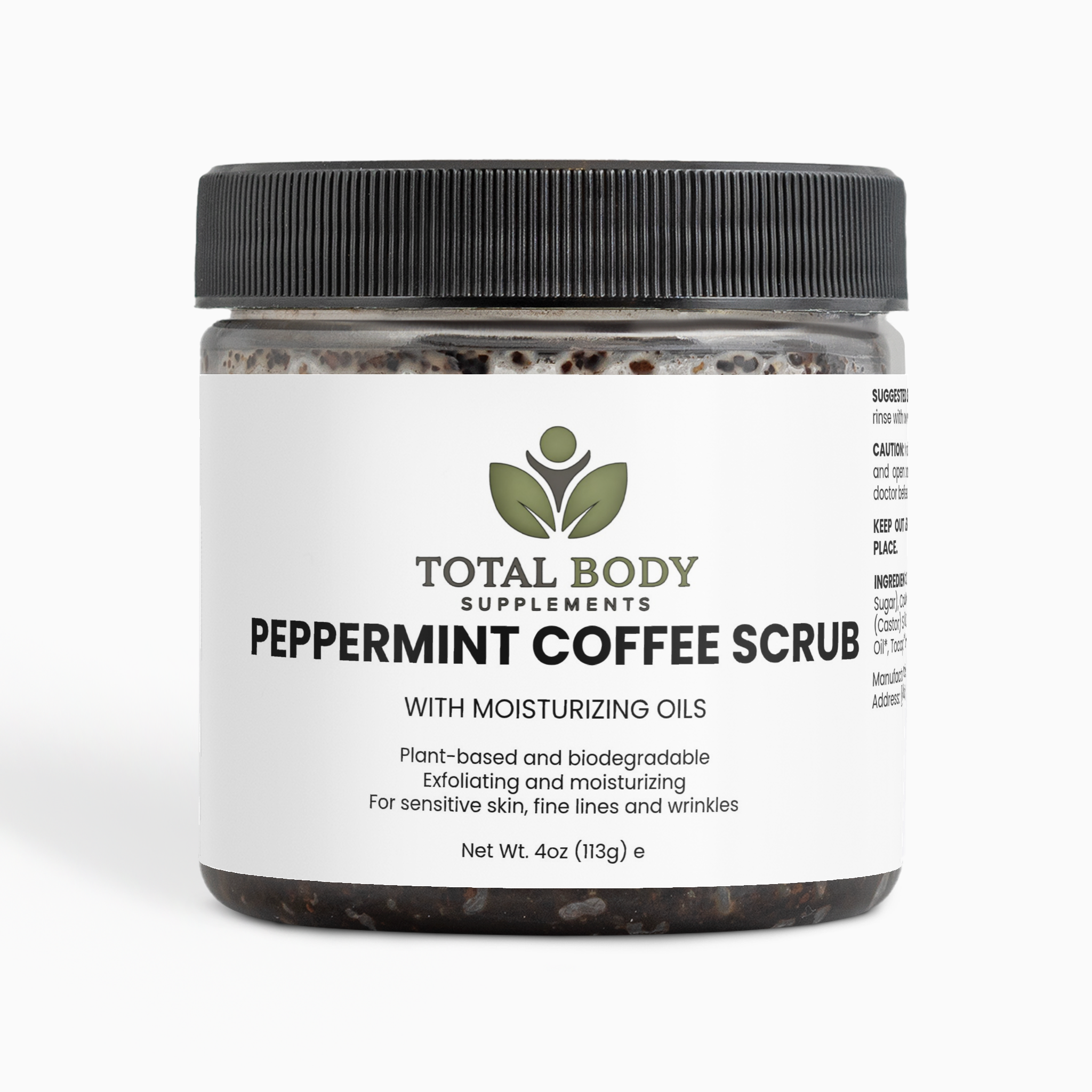 Peppermint Coffee Scrub