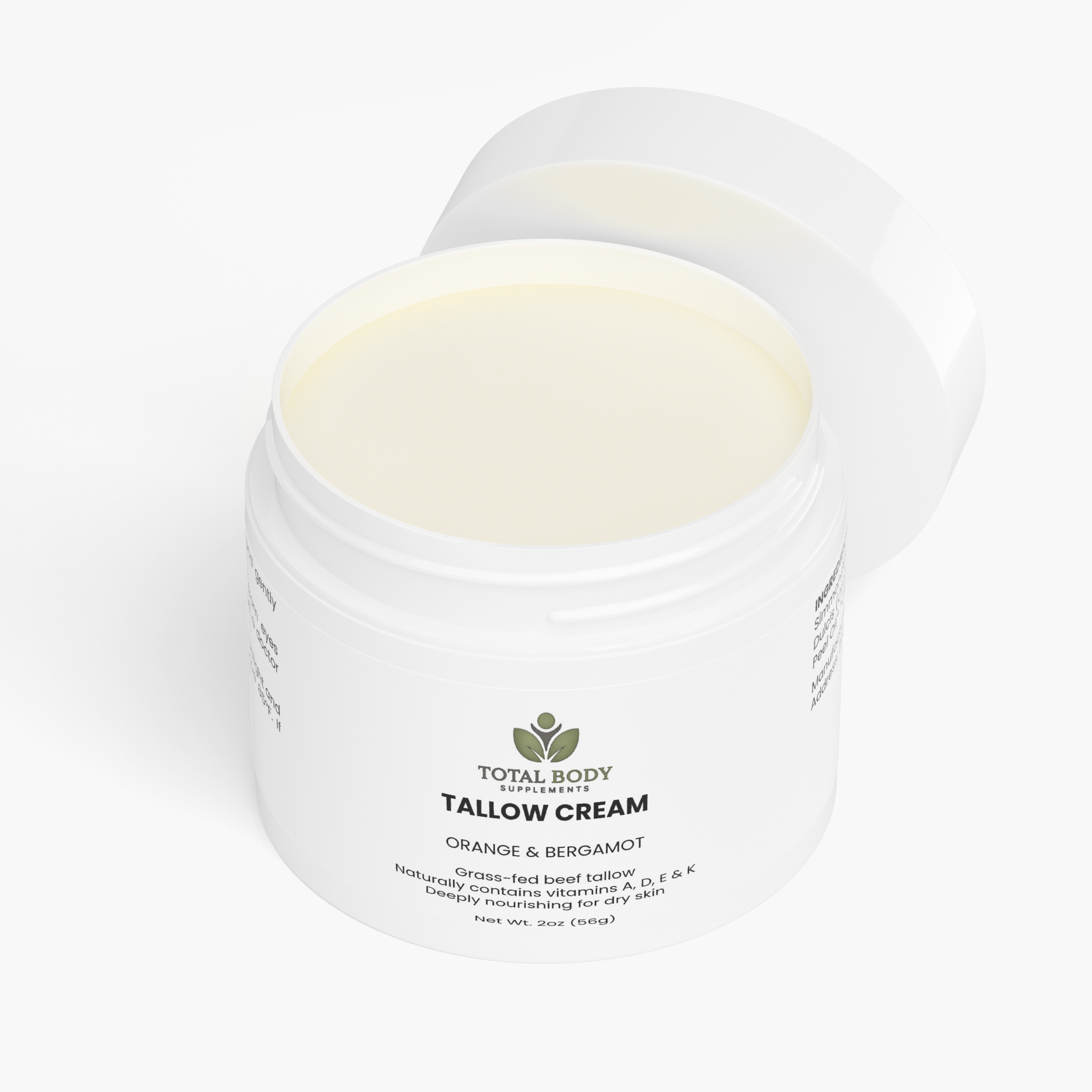 Tallow Cream Orange & Bergamot