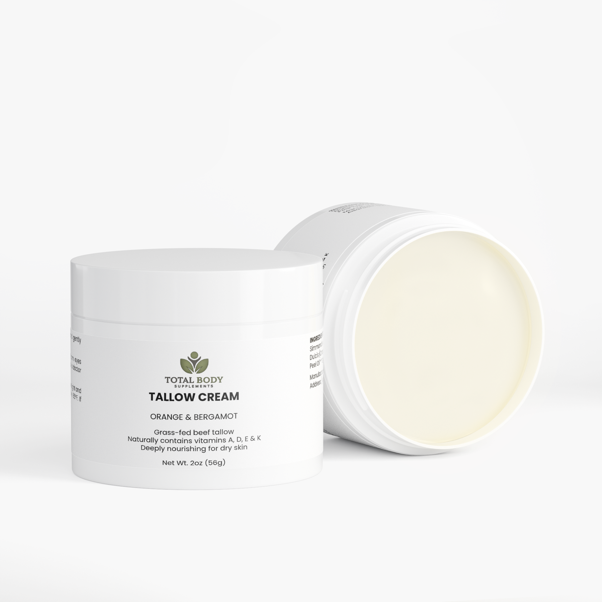 Tallow Cream Orange & Bergamot